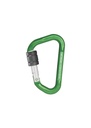 Kratos Green Aluminium Keylock Screw Locking Karabiner FA5010522B