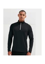 TriDri recycled long sleeve brushed back ¼ zip gym top TR111