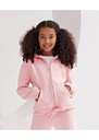 TriDri Kids recycled cropped oversize full-zip gym hoodie TR61B