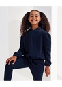 TriDri Kids recycled cropped oversize gym hoodie TR85B