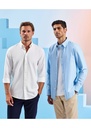 Asquith & Fox Men’s Cotton Long Sleeve Oxford Shirt AQ039