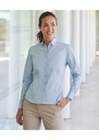 Henbury Womens Long Sleeve ‘Cotton-Feel’ Coolplus® Shirt HB583