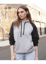 Jerzees NuBlend Colour Block Raglan Hooded Sweatshirt 275gsm J96CM