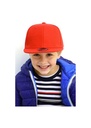 Atlantis Children/Kids Flat Visor 6 Panel Snap Back Cap