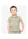 Native Spirit Kids Terry Towel Polo Shirt NS218