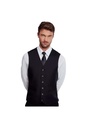 Disley Mens Black Polyester Waistcoat DS_WMW1