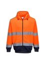 Portwest Hi-Vis 2-Tone Zip Front Hoodie B317