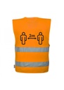 Portwest Hi-Vis Social Distancing Vest 2m C406