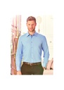 Russell Collection Mens Long Sleeve Tailored Polycotton Poplin Shirt R924M