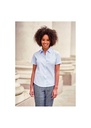 Russell Collection Ladies Short Sleeve Tailored Oxford Shirt R933F