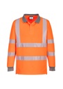 Portwest Eco Hi-Vis Long Sleeve Polo (Pack of 6) EC11