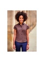 Russell Collection Ladies Short Sleeve Fitted Stretch Shirt R947F