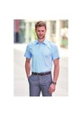 Russell Collection Mens Short Sleeve Tailored Ultimate Non-Iron Shirt R959M