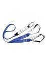 Portwest Double Lanyard Webbing With Shock Absorber FP51