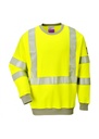 Portwest Flame Resistant Anti-Static Hi-Vis Sweatshirt FR72