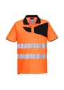 Portwest PW2 Hi-Vis Short Sleeve Polo Shirt PW212