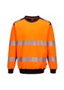 Portwest PW3 Hi-Vis Crew Neck Sweatshirt PW379