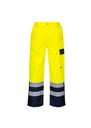 Portwest Hi-Vis Contrast Trousers - Lined S686