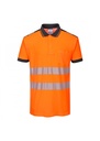 Portwest PW3 Hi-Vis Polo Shirt Short Sleeve T180