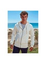 Asquith & Fox Men's Coastal Vintage Wash Loop Back Zip Through Hoodie AQ046