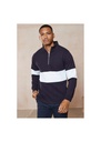 Front Row Panelled ¼ Zip FR06M
