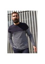 Front Row Long Sleeve Breton Striped T-Shirt FR134