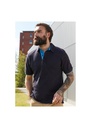 Front Row Contrast Pique Polo Shirt FR200
