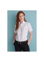 Henbury Women's Short Sleeve Classic Oxford Shirt HB516