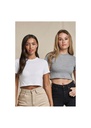 AWDis Womens Tri-Blend Cropped T JT006