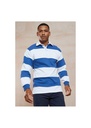 Front Row Sewn Stripe Long Sleeve Rugby Shirt FR08M