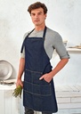 Premier Jeans Stitch Bib Apron PR126