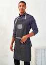 Premier Domain Contrast Denim Bib Apron PR127
