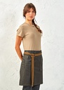 Premier Division Waxed-Look Denim Waist Apron PR135