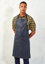 Premier Faux Leather Bib Apron PR139