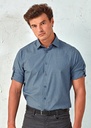 Premier Poplin Cross-Dye Roll Sleeve Shirt PR217