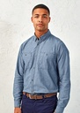 Premier Mens Chambray Shirt PR247