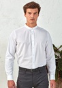 Premier Banded Collar Grandad Long Sleeve Shirt PR258