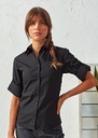 Premier Womens Roll Sleeve Poplin Blouse PR306