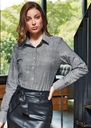Premier Womens Cotton Slub Chambray Long Sleeve Shirt PR345