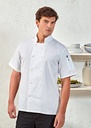 Premier Short Sleeve Chefs Jacket PR656