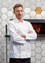 Premier Studded Front Long Sleeve Chefs Jacket PR665