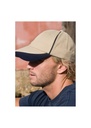 Result Headwear Heavy Brushed Cotton Cap With Scallop Peak And Contrast Trim RC51X