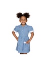 Blue Max Banner Ayr Button Front Corded Gingham Dress 913108
