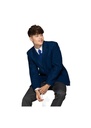 Blue Max Banner Flannel Boys Zip Entry Blazer SS10E