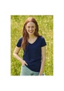 Fruit Of The Loom Ladies 150 V-Neck T-Shirt 61444