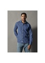 Cottover Mens Denim Slim Fit Long Sleeve Shirt 141046