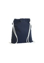 Bag Store Navy Cotton 5oz Drawstring Bag BS92700