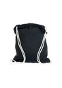 Bag Store Black Cotton 5oz Drawstring Bag BS92800
