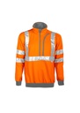 Projob Hi Visibility Sweatshirt Half Zip EN ISO 20471 Class 3 646102