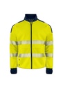 Projob Hi Visibility Full Zip Sweatshirt EN ISO 20471 Class 3/2 646109